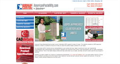 Desktop Screenshot of americanpostalmfg.com